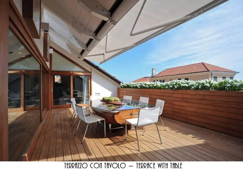 Luxurious Penthouse With Large Sea View Terraces Apartment Alassio Italy