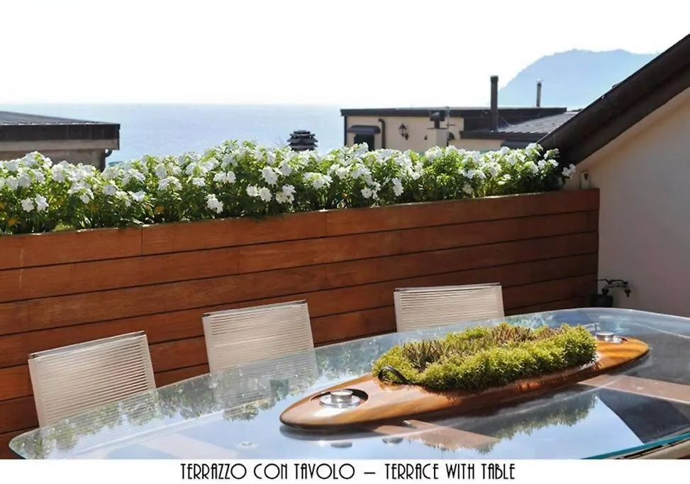 Ferienwohnung Luxurious Penthouse With Large Sea View Terraces Alassio Apartment